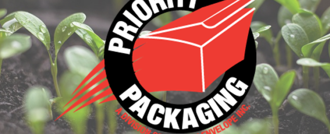 priority packaging logo on nature background - cheap envelopes